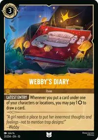 Webbys Diary (Whispers in the Well)