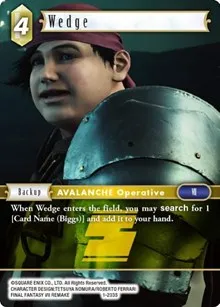 Wedge (Opus I) — Final Fantasy TCG Card Value