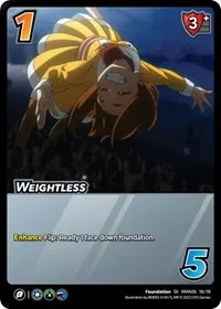 Weightless (UniVersus: My Hero Academia: Jet Burn)