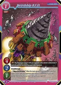 Weirdship BFD (Aces of the Cosmos, Assemble!)