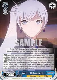 Weiss Determined (RWBY Premium Booster)