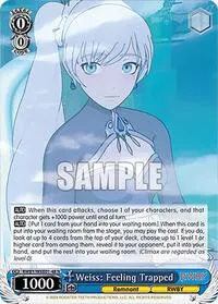 Weiss Feeling Trapped (RWBY Premium Booster)