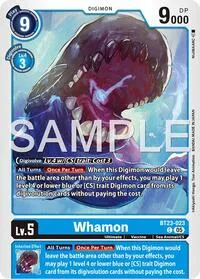 Whamon (Hackers' Slumber) — Digimon Card Game Card Value