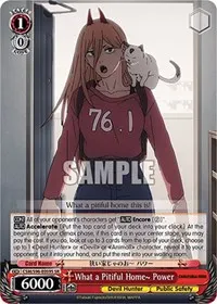 What a Pitiful Home~ Power SR (Chainsaw Man)