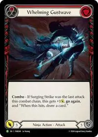 Whelming Gustwave Red FAB249 (Flesh and Blood: Promo Cards)