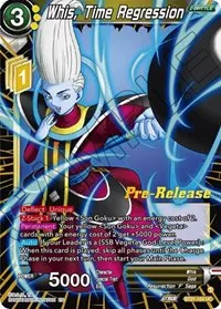 Whis Time Regression (Wild Resurgence Pre-Release Cards)