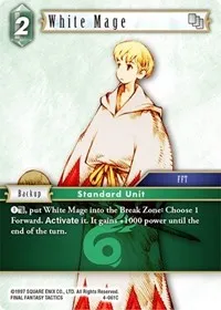 White Mage (Opus IV) — Final Fantasy TCG Card Value