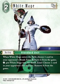 White Mage (Opus VI) — Final Fantasy TCG Card Value