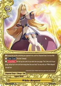 White Request (Soaring Superior Deity Dragon) — Future Card BuddyFight Card Value