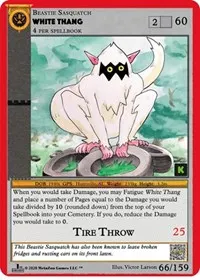 White Thang (Cryptid Nation: Kickstarter Edition)