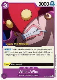 WhosWho (Super Pre-Release Starter Deck 4: Animal Kingdom Pirates)