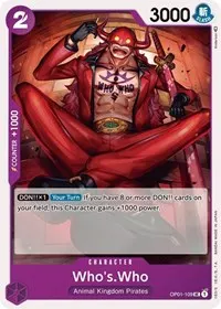 WhosWho (Romance Dawn)