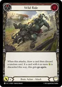 wild ride red (Blitz Deck: Heavy Hitters - Kayo)