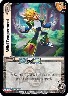 Wild Temperment (Mega Man: Battle for Power) — UniVersus Card Value