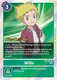 Willis (New Awakening Pre-Release Cards) — Digimon Card Game Card Value