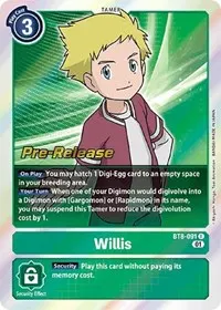 Willis (New Awakening Pre-Release Cards)