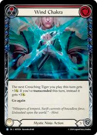 Wind Chakra Red (Part the Mistveil) — Flesh & Blood TCG Card Value