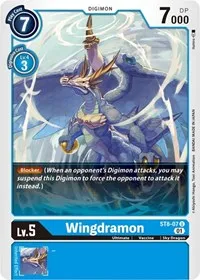 Wingdramon (Starter Deck 08: Ulforce Veedramon) — Digimon Card Game Card Value