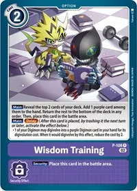 Wisdom Training Blast Ace Box Topper (Digimon Promotion Cards)