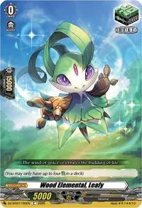 Wood Elemental Leafy (DZ-BT07: Moon Fangs & Cerulean Blaze) — Cardfight Vanguard Card Value