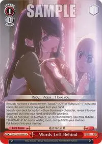 Words Left Behind ([OSHI NO KO])