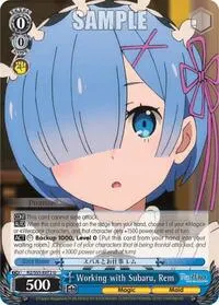 Working with Subaru Rem (Re:ZERO Vol.2)