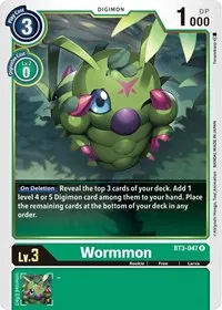 Wormmon (Release Special Booster 1.5) — Digimon Card Game Card Value