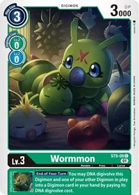 Wormmon (Starter Deck 09: Ultimate Ancient Dragon) — Digimon Card Game Card Value