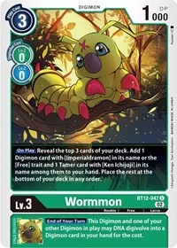 Wormmon (Across Time) — Digimon Card Game Card Value