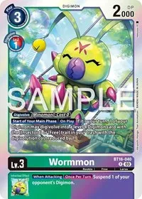 Wormmon (Beginning Observer) — Digimon Card Game Card Value