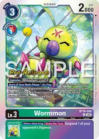 Wormmon (Beginning Observer Pre-Release Cards)