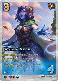 Wound Restore (Challenger Series: Vox Machina and Mighty Nein) — UniVersus Card Value