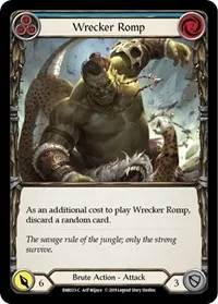 Wrecker Romp Blue (Hero Deck: Rhinar)