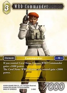WRO Commander (Opus III) — Final Fantasy TCG Card Value