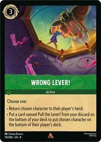 Wrong Lever (Reign of Jafar)