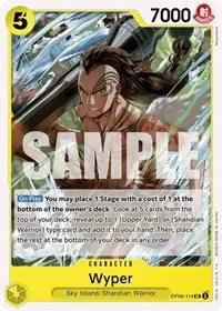 Wyper (Wings of the Captain) — One Piece Card Game Card Value