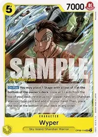 Wyper (Wings of the Captain Pre-Release Cards)