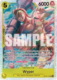 Wyper (Adventure on Kami's Island) — One Piece Card Game Card Value