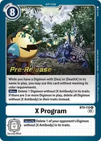 X Program (X Record Pre-Release Cards)