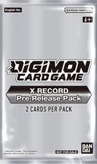 X Record Pre Release Pack (X Record Pre-Release Cards) — Digimon Card Game Card Value