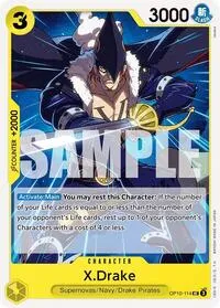 XDrake (Royal Blood) — One Piece Card Game Card Value
