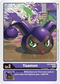 Yaamon (Digital Hazard) — Digimon Card Game Card Value