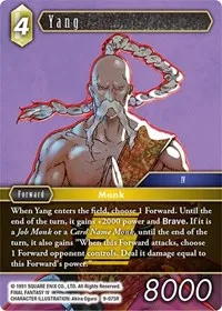 Yang (Opus IX) — Final Fantasy TCG Card Value