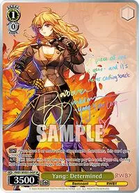 Yang Determined SP (RWBY Premium Booster) — Weiss Schwarz Card Value