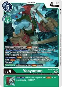 Yasyamon (Across Time) — Digimon Card Game Card Value