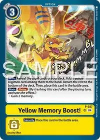 Yellow Memory Boost Time Stranger Demo Deck (Digimon Demo Deck Exclusive Cards)