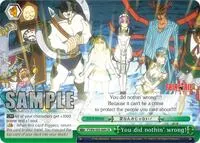 You did nothin wrong (Fairy Tail ver.E)