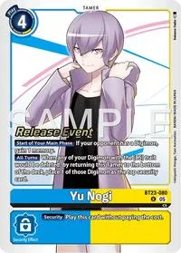 Yu Nogi (Hackers' Slumber Release Event Cards) — Digimon Card Game Card Value