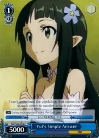 Yuis Simple Answer (Sword Art Online Vol.2)