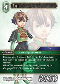 Yuri (Resurgence of Power) — Final Fantasy TCG Card Value